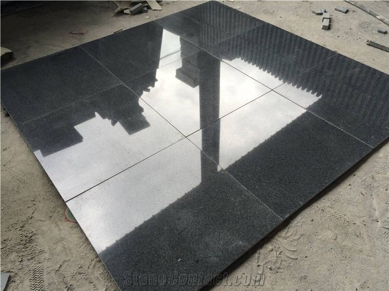 G654 Padang Dark Grey Granite Floor Tiles Slabs