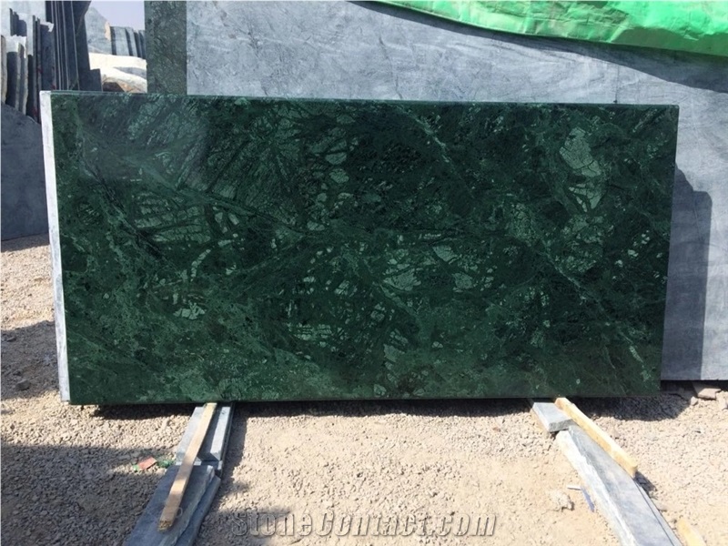 India Green Marble Kitchen Countertop