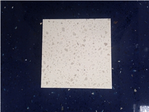 Jade Spot White Quartz Stone Slab Tiles