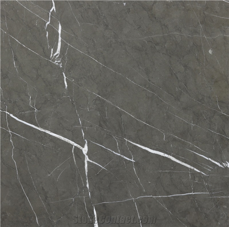 Pietra Grey Marble Slab,Bathroom Floor / Wall Tile