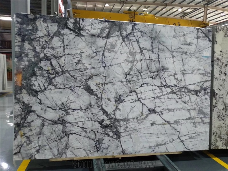 Turkey Invisible Grey Marble Wall Slabs Tiles