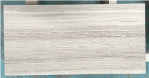 Wooden White Marble Slabs Tiles for Wall Floor