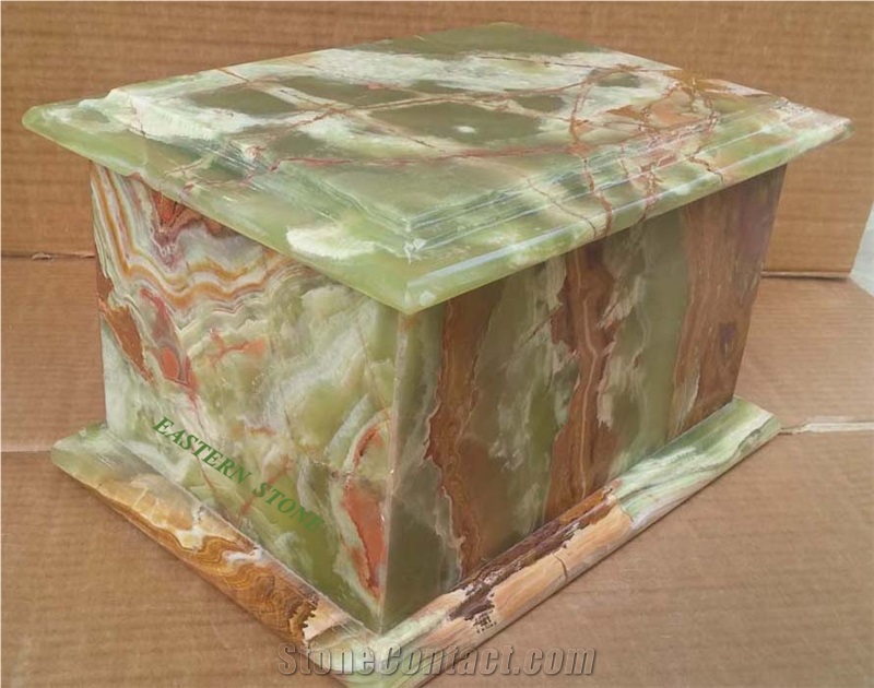 Red Marble Box for Cremation Urns