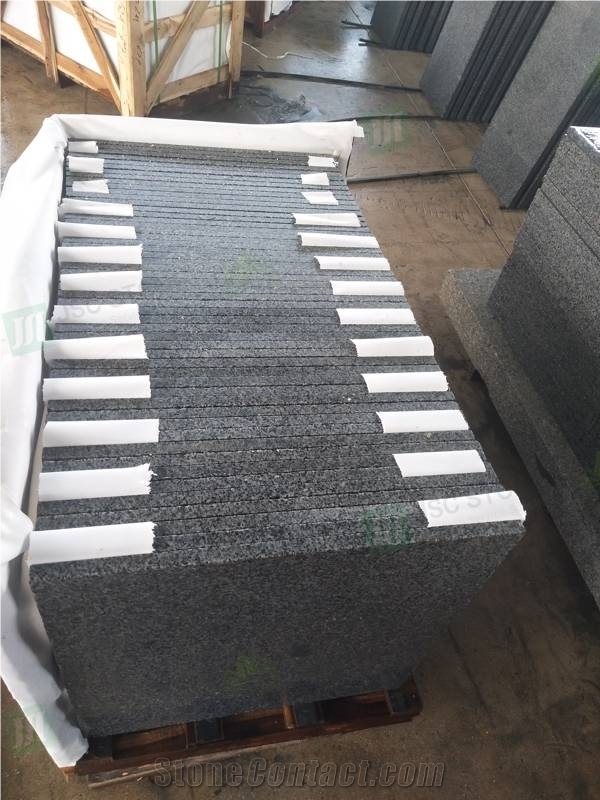 China Hainan G654 Dark Grey Granite Wall Cladding