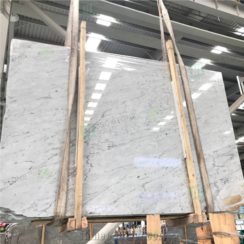 Italy Carrara White Marble Natural Stone Slabs