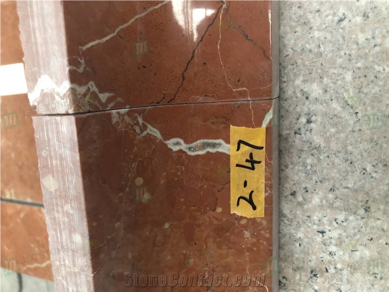 Polished Rosso Alicante Red Marble Flooring