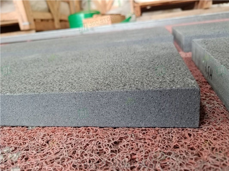 Vietnam Black Granite Tiles Outdoor Wall Cladding