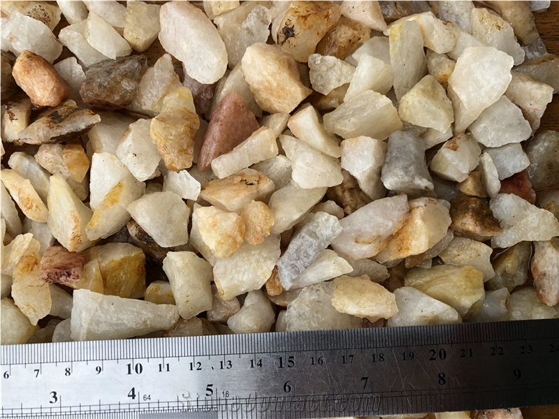 Efes Quartz Stone Flouray Tumbled Pebbles,Gravels