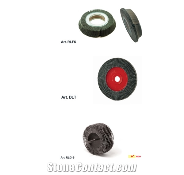 Shaped Flap Wheels in Resin Bonded Waterproof Silicon Carbide Cloth for Marble, Ceramics Working