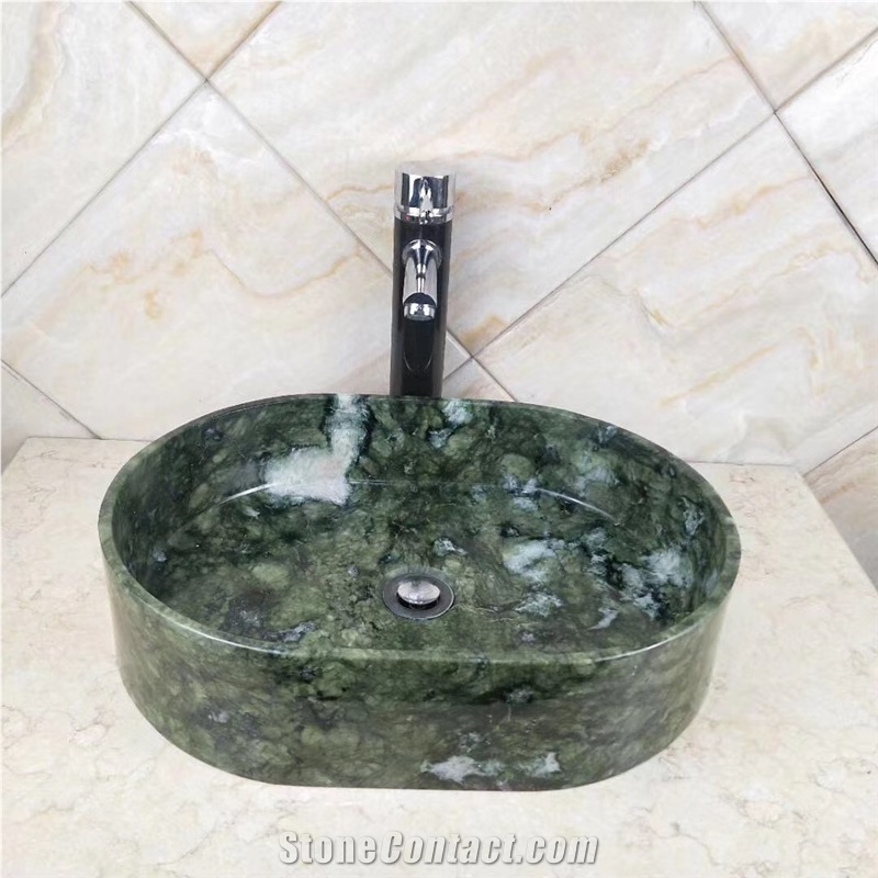 Green Marble Sinks
