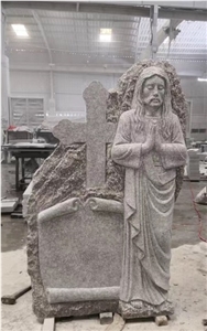 Handcarved Headstone Monument Tombstone