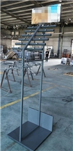 Custom Metal Wood Floor Tile Sample Display Stand