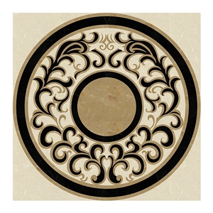 Customizable Polished Round Medallion Patterns