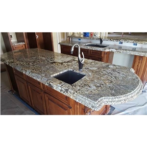 Customized Stone White Kitchen Granite Countertop