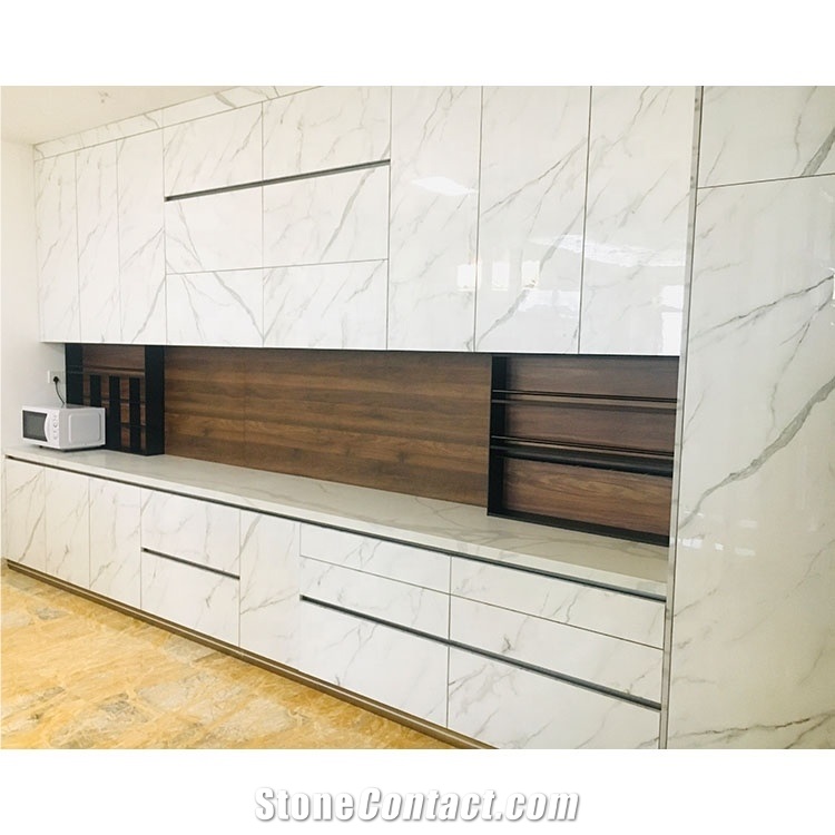 Marble Stone Countertops Kitchen Cabinet Design