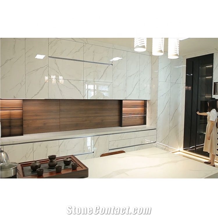 Marble Stone Countertops Kitchen Cabinet Design