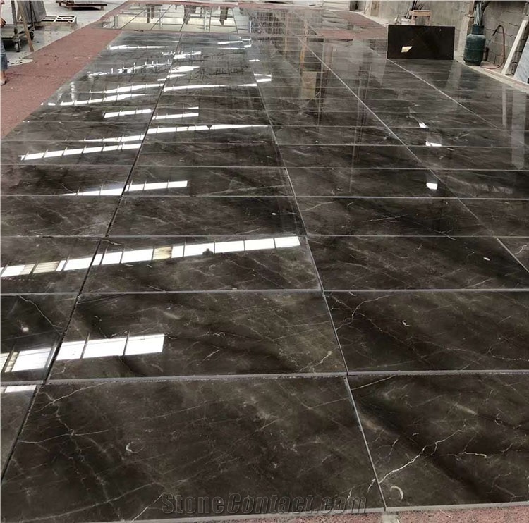 New Bruce Floor Tiles Dark Grey Marble
