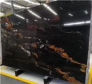 Black Cosmic Granite Slabs, 180*130 Cm