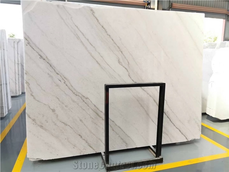 Kwong Sal Guangxi White Marble Slab Flooring Tiles