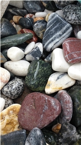 Multicolor Tumbled Pebble Stones,Flouray All Mix River Pebbles