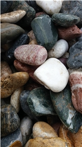 Multicolor Tumbled Pebble Stones,Flouray All Mix River Pebbles