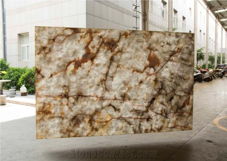 Brazil Glacier White Jade Polished Tiles & Slabs