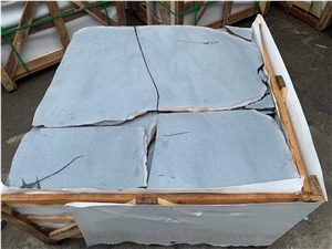 China Hainan Grey Basalt Honed Laying Stone