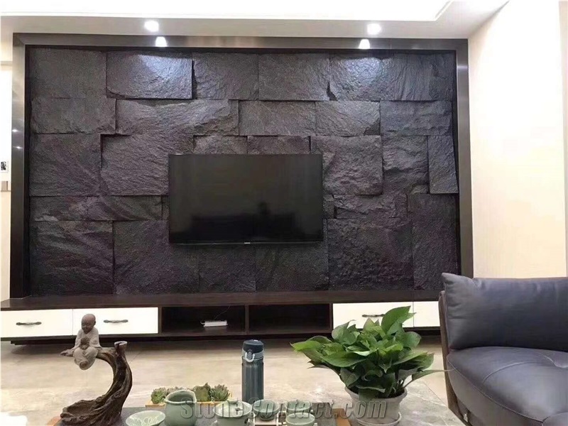 Chinese Black Granite Natural Surface Backdrops