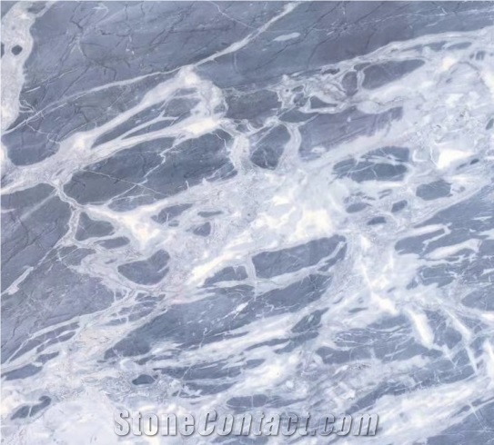 Italy Carter Blue Marble Polished Tiles & Slabs