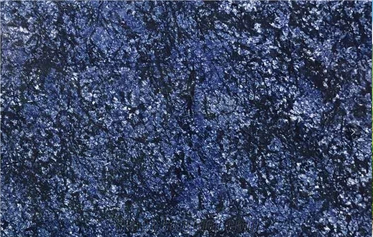 New Sapphire Dark Blue Granite Polished Slabs
