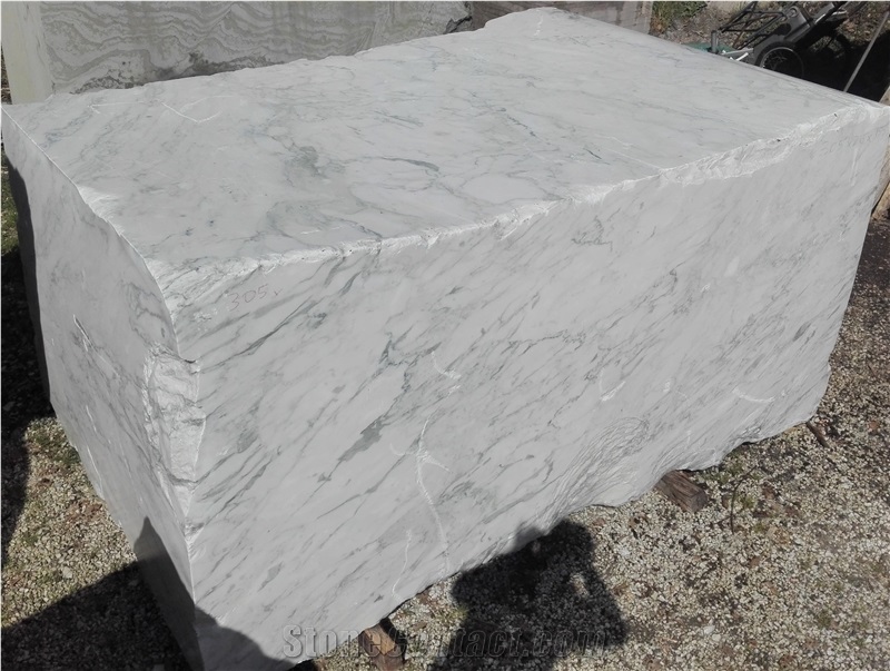Calacatta Vagli Marble Block, Italy White Marble