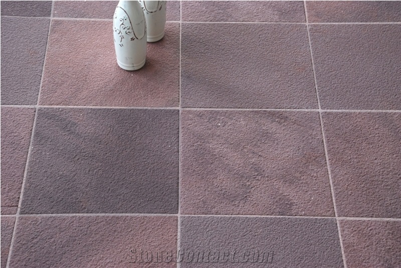 Chocolate Sandstone Textured Tiles & Slabs