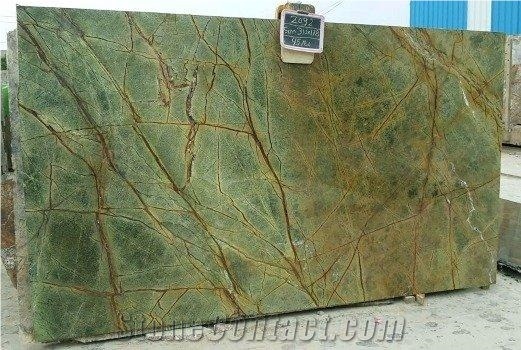Rainforest Green Marble Tiles & Slabs