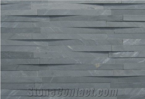 Staden Silver Blue Slate Honed Natural Stone Wall Panel