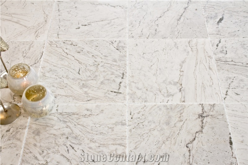Venetian White Marble Tiles & Slabs
