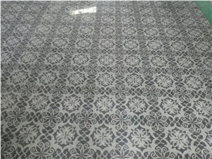 White Carrara Italy Grey Marble Mosaics for Floor