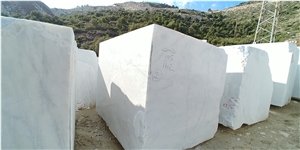 Mugla White Marble Blocks, White Cosmos Marble Blocks