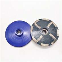 Flat Cyclone Skip-Free Resin Cup Wheels 4" Grinding Wheels