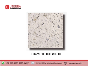 Light White 01 Terrazzo Tile Indonesia Floor Tile