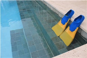 Premium Sukabumi Green Stone for Swimming Pool