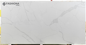 Calacatta Quartz Surface Slab for Counter Top Fak609