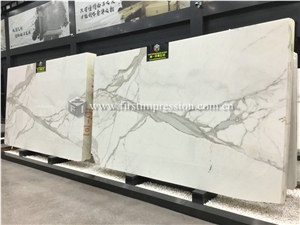 Italian Calacatta Gold Marble Slabs,Tiles