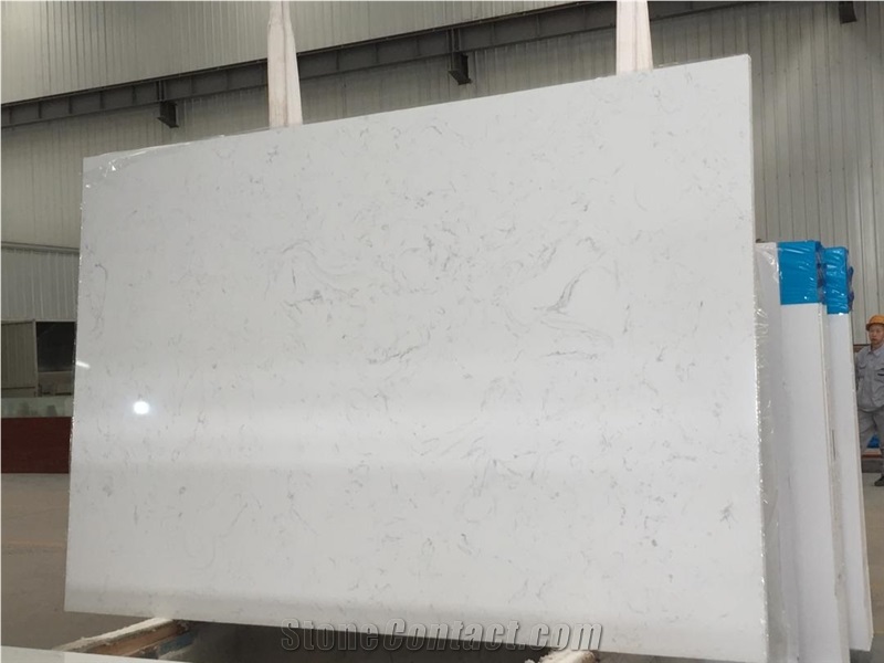 Bianco Carrara 3d Artificial Marble Manmade Slab