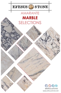 Amarante Marble Tiles, Breccia Marble Tiles, Afyon Violet Marble Tiles