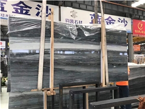 China Galaxy Blue Sands Marble Slabs