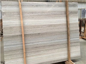 Crystal Wood Grain Marble Wooden White Vein