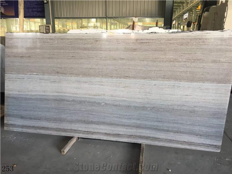 Crystal Wood Grain Marble Wooden White Vein