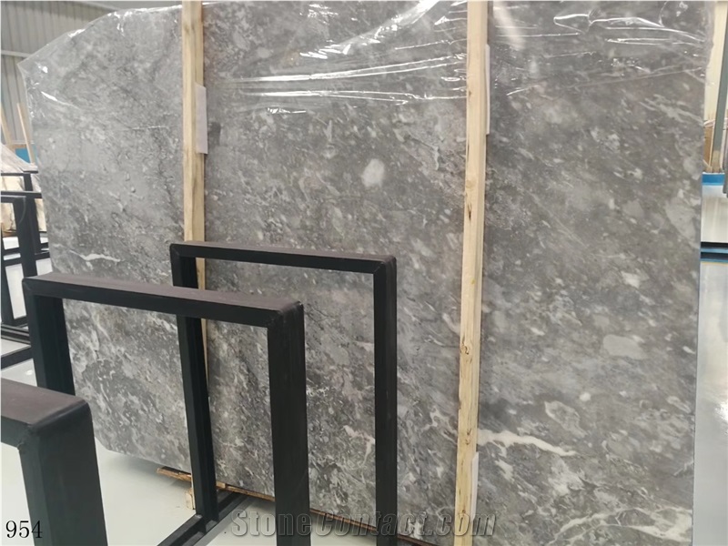 Greece Blue Grey Colored Marble Polished Slabs