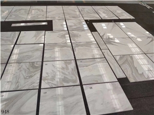 Volakas Venus Marble Jazz White Floor Tiles