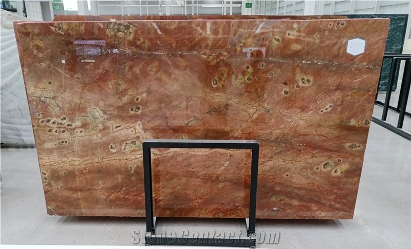 Ruby Red Marble Slabs, Polished Marble Slab
